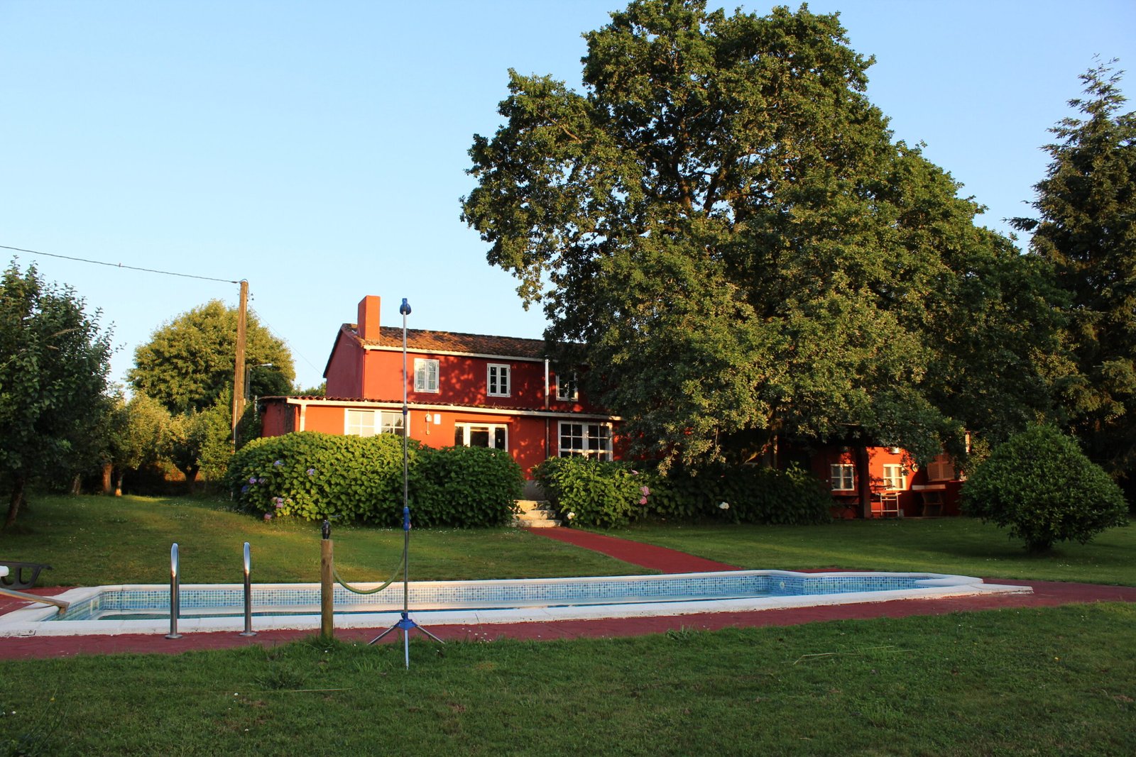 Casa con piscina cerca de Santiago de Compostela